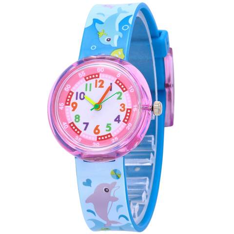 Marca nueva moda lindo Harajuku unicornio del muchacho de la muchacha niños reloj resistente al agua reloj deportivo Jelly mujer caliente reloj saati ► Foto 1/6