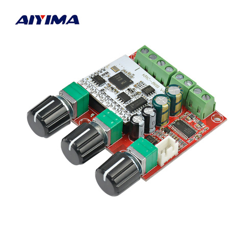 AIYIMA TPA3110D2 Subwoofer Bluetooth amplificador de canal 2,1 TPA3110 Digital activo amplificadores de Audio 15 W * 2 + 30 W ► Foto 1/6