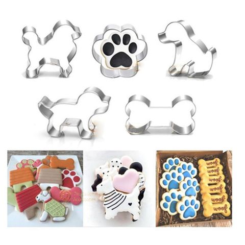 Molde cortador de galletas de hueso de perro mascota Animal, 28 estilos, artesanía de azúcar 3D, pastelería, galleta, Fondant, molde para hornear pasteles, DIY, decoración de pasteles ► Foto 1/6