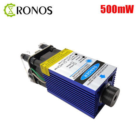 500 mW 405nm módulo láser azul enfocable grabado láser y corte TTL PWM control 0,5 W cabezal láser 12 V 5A envío gratis ► Foto 1/6