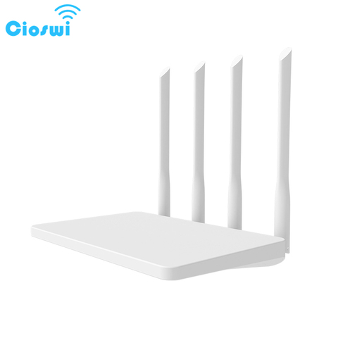 Cioswi-enrutador Wifi inalámbrico Openwrt, 2,4G, 300Mbps, 4 antenas de alta ganancia, gran memoria RAM DDR2, cobertura amplia, señal Wifi estable ► Foto 1/6