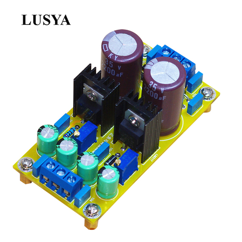 Lusya-Placa de alimentación regulada ajustable, módulo de fuente de alimentación positivo y negativo ajustable, LM317, LM337, CC ► Foto 1/6