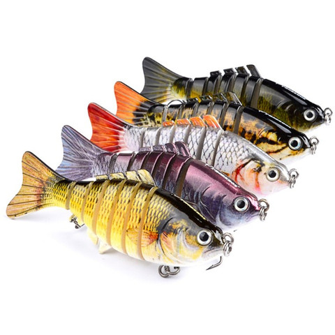 Señuelo de Pesca con secciones articuladas, cebo duro para pececillos, Wobblers, Crankbait Artificial, aparejos de Pesca, 1 Uds., 10cm, 15,2g ► Foto 1/6