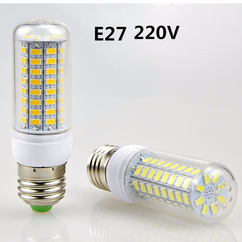 LEDCorn-Lámpara inteligente de 110V con protección IC, bombillas de luz LED CA, 220V, E27, 24, 36, 48, 56, 69, 72 ► Foto 1/6