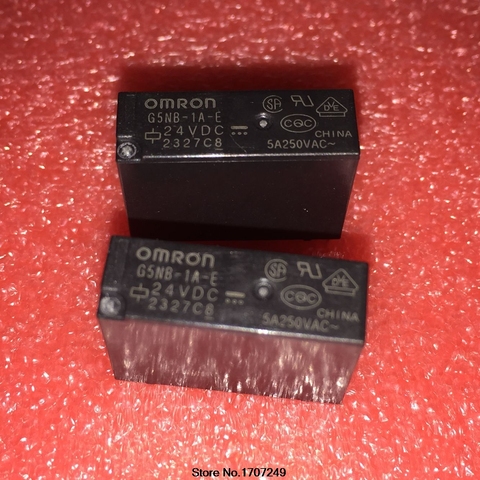 Envío gratis 10 Uds nuevo original relé Omron G5NB-1A-E-24VDC G5NB-1A-E-DC24V G5NB-1A-E-24V G5NB-1A-E 24VDC 5A 4Pin ► Foto 1/2