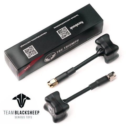 Antena TBS TRIUMPH Team Black Sheep BlackSheep 5,8G, transmisor de 3 hojas RP SMA Clover, antena De Seta para FPV RC Quadcopter ► Foto 1/6