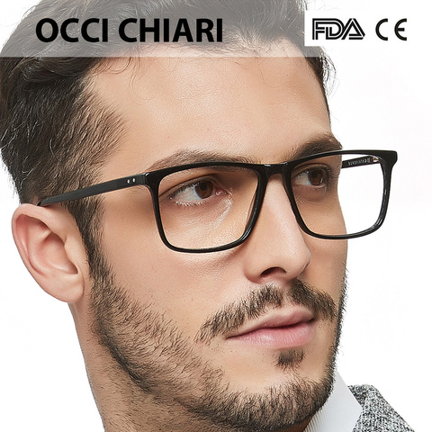 OCCI CHIARI Marco de gafas para hombres óptico de computadora lente clara de anteojos prescripción Anti blue light Gaming Eyewear W-COLOPI ► Foto 1/6