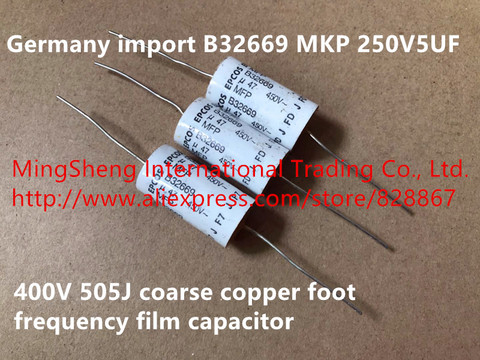 Original nuevo 100% Alemania importación B32669 MKP 250V5UF 400 V 505J cobre grueso pie frecuencia película (Inductor) ► Foto 1/1