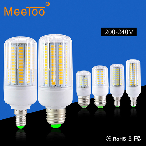 E27/E14 5736 SMD brillante 5730 5733 lámpara de maíz de LED 3 W 5 W 7 W 9 W 12 W 15 W bombilla de luz 220 V 230 V 240 V tres luz Elección de Color ► Foto 1/6