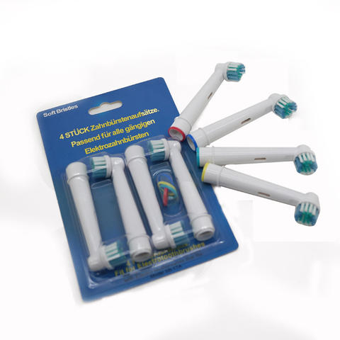 Cabezales de cepillo de dientes Oral B, SB-17A de limpieza sensibles, 4 uds., envío gratis ► Foto 1/6