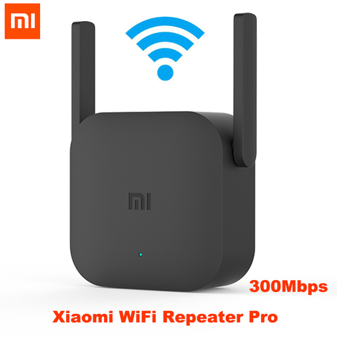 Repetidor WiFi Xiaomi mi jia Pro 300 M mi amplificador de red expansor enrutador extensor de energía Roteador 2 antena para enrutador wi-Fi ► Foto 1/6