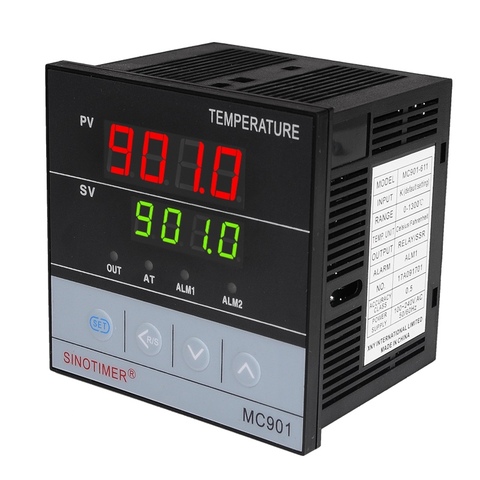 Controlador de temperatura Universal para termopar, termopar Digital PID SSR, entrada PT100 K, Salida para calor frío con alarma ► Foto 1/6