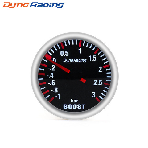 Dynoracing-Medidor de Turbo mecánico, Led blanco, aumento de lente de humo, Sensor de refuerzo BX101537, 2 pulgadas, 52mm, 3 barras ► Foto 1/6