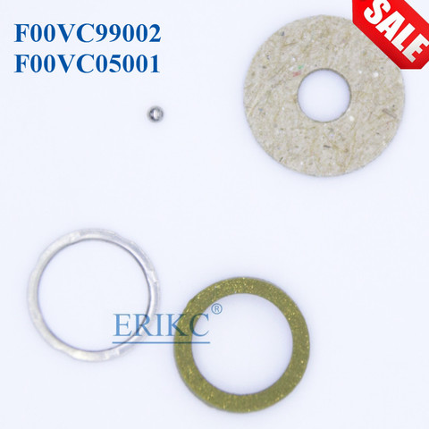 ERIKC común inyector para riel Kits de reparación F 00V C99 002 + F 00V C05 001 (de acero 1,34mm) inyector Kit de reparación F00VC99002 F00VC05001 ► Foto 1/2