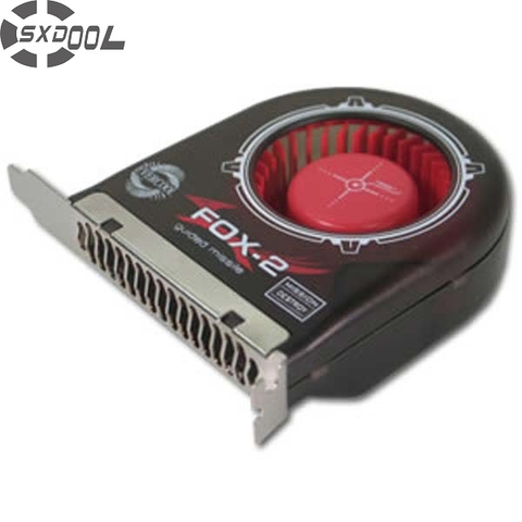 SXDOOL FOX-2, ventilador del chasis, ventilador de escape del chasis, ventilador de enfriamiento del chasis, ventilador de broca PCI ► Foto 1/4