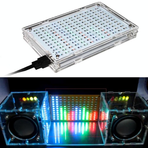 LED colorfule música spectrum display electrónico DIY entrenamiento soldadura montaje piezas ► Foto 1/6