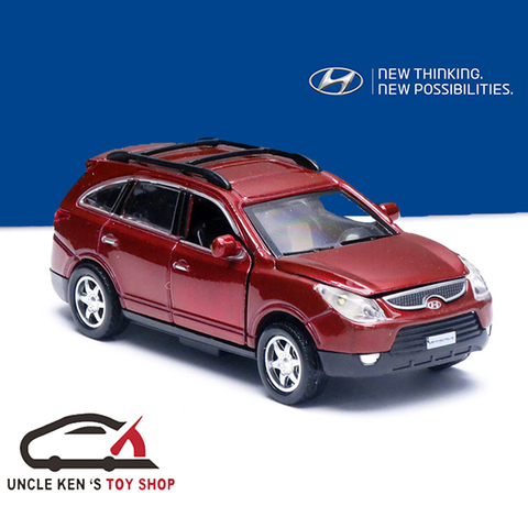 Hyundai Veracruz-réplica a escala Diecast, 15CM, modelo de juguetes como coche de regalo para niños con funciones ► Foto 1/6