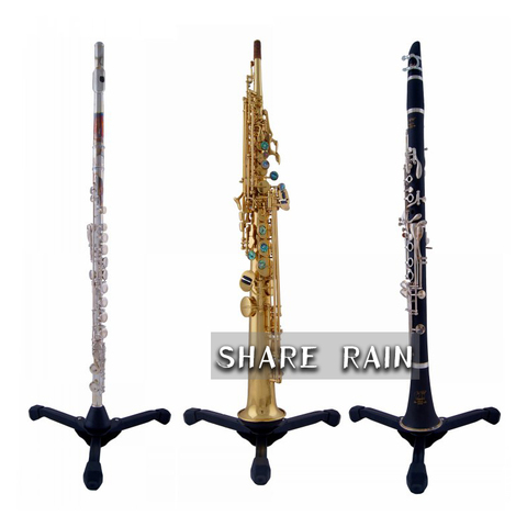 Flautas, clarinete, Saxofón Soprano, Instrumentos musicales soporte plegable estabilidad ► Foto 1/1