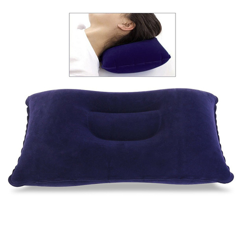 Almohada inflable ultraligera al aire libre, almohada portátil de viaje, aire, campamento para dormir, equipo para acampar, cuello, cama de playa, cojín, almohada sexual ► Foto 1/6