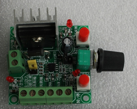 Controlador de motor paso a paso, regulador de velocidad, módulo generador de señal de pulso ► Foto 1/1