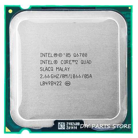 4 core INTEL Core 2 Quad-core Q6700 procesador de CPU 2,66 Ghz/8 M /1066MHz) Socket LGA 775 ► Foto 1/2