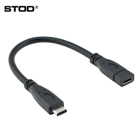 STOD USB 3,1 tipo C Cable de extensión Cable de carga rápida 3A 60W datos de 10Gbps para Samsung S10 MacBook Huawei Mi SSD with extensor de Cable ► Foto 1/1