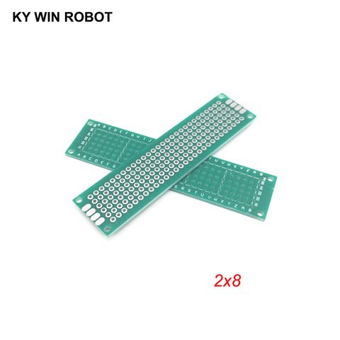 5 uds 2x8cm 20x80mm lado PCB prototipo Universal impresa placa de circuito de prototipos para Arduino ► Foto 1/6