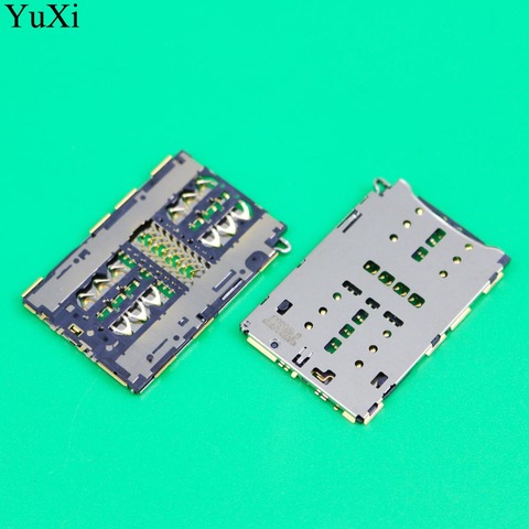 YuXi para Huawei P20 Lite lector con ranura para tarjetas SIM conector de tarjeta SIM Socket Holder Tray Reader para Huawei Nova 3E Reparación de piezas de repuesto ► Foto 1/3