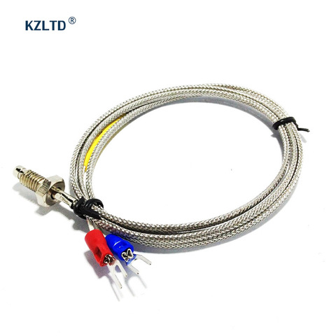 Termopar tipo K de alta calidad, Sensor de alta temperatura, tornillo de M6, sonda del Sensor K, cable de 1M ► Foto 1/2