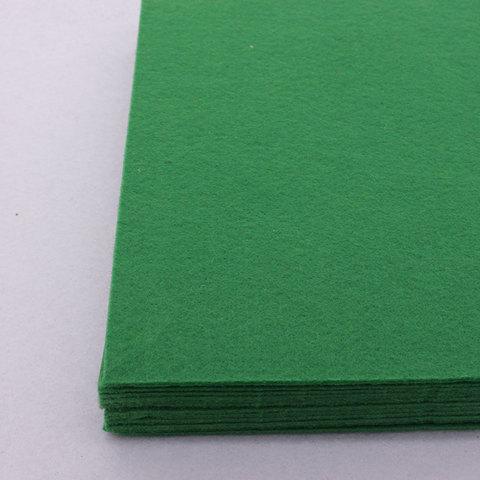 Tela de Fieltro verde dura de 2mm, tejido de poliéster, costura artesanal, costura de aguja, hecha a mano ► Foto 1/3
