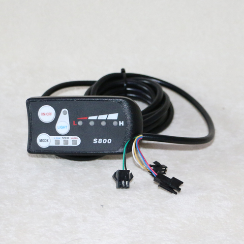 Pantalla LED para bicicleta eléctrica, Panel de Control inteligente para Ebike, S800, 24V, 36V y 48V ► Foto 1/1