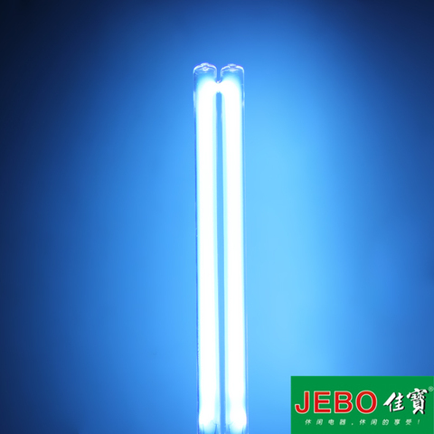 JEBO-tubo de luz de filtro de agua esterilizador UV, repuesto de 2 pines, G23, Base lineal, tubo doble, UV-C, bombilla de luz ultravioleta germicida ► Foto 1/4