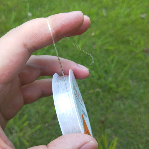Cadena de cuerda de cuentas de línea de cristal elástico transparente/cuerda/hilo DIY pulsera hecha a mano y accesorios de collar ► Foto 1/5