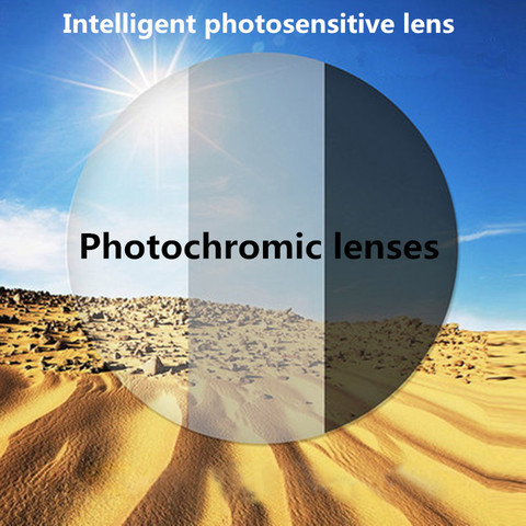 Lente fotocromática con índice 1,56 1,61, lentes graduadas ópticas con cambio de Color para el sol, 1,67 ► Foto 1/6