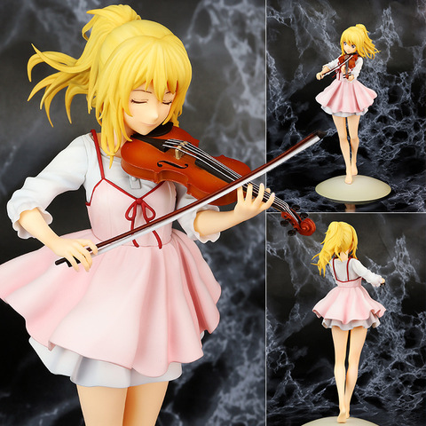 Figuras de acción de your lie in Abril de 23cm, figuras de Anime de kaori miyazono, colección de brinquedos, figuras de juguete de PVC ► Foto 1/6