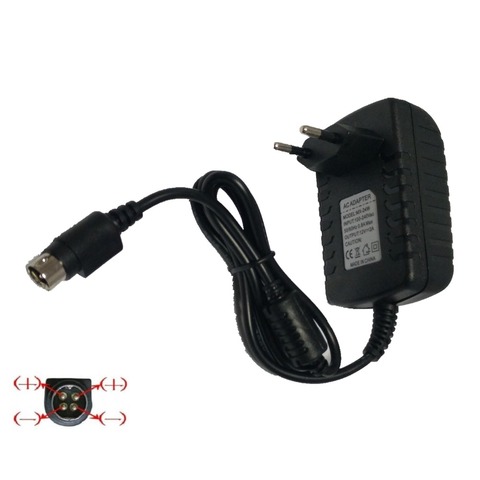 La UE AC DC adaptador de 12V 2A 4 PIN para Hikvision Video grabador 7804 7808H-SNH CWT KPC-024F DVR NVR energía adaptador cargador ► Foto 1/6