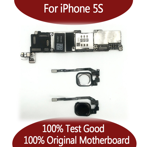 100% placa base Original desbloqueada para iphone 5S sin Touch ID, 16gb para iphone 5S con Chips completos, buen funcionamiento ► Foto 1/2