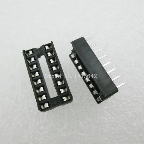 20 unids/lote 16 Pasadores DIP SIP IC sockets adaptador soldadura tipo ► Foto 1/1