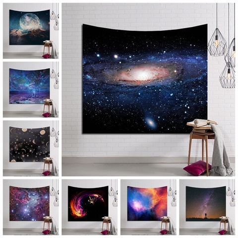 Galaxy colgante de pared tapiz Hippie Retro casa decoración de Yoga de la playa de 150x130 cm/150x100 cm ► Foto 1/6