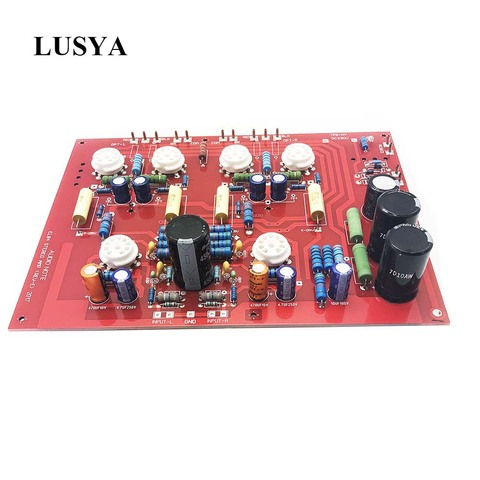 Lusya-AMPLIFICADOR DE tubo de vacío de alta gama, equipo de bricolaje, circuito AUDIONOTE PP con D4-004 de capacitancia, EL84 ► Foto 1/6