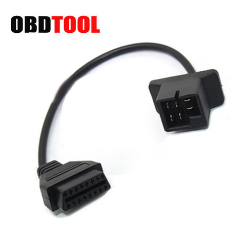 Cable de diagnóstico automático para coche, Conector de escáner automotriz OBD2 de 6 pines a 16 Pines, adaptador ELM327 y Cable de extensión de escáner JC20 ► Foto 1/1