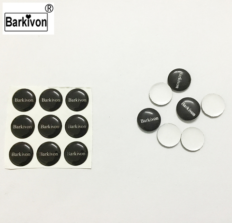 Barkivon-pegatina de reemplazo para llave de coche Lada, emblema plegable de 14mm, de silicona plana o aluminio Curvo ► Foto 1/1