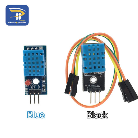 Sensor Digital de temperatura y humedad, módulos LED DHT11, tablero de bloques de construcción electrónicos con línea Dupont para Arduino DIY ► Foto 1/6