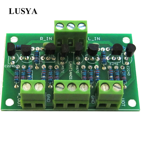 Lusya-preamplificador de Buffer 2SK246/2SJ103 C2240/A970 para amplificador de reproductor de CD DC 12-18V T0706 ► Foto 1/6