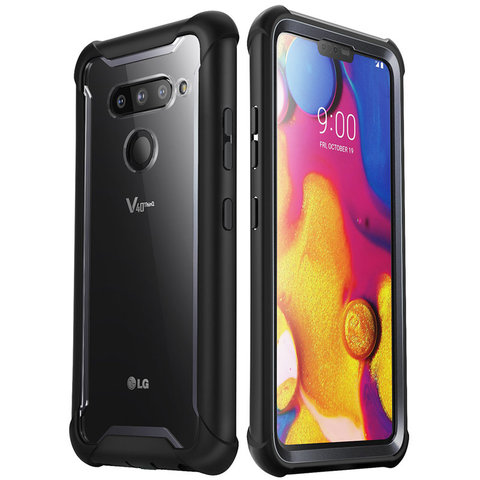 Carcasa i-blason Ares para LG V40, carcasa de parachoques transparente resistente de cuerpo completo con Protector de pantalla integrado para LG V40 ThinQ (versión 2022) ► Foto 1/6