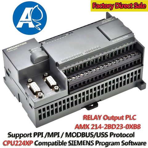 Controlador programable CPU224XP PLC reemplazar Siemens 214-2BD23-0XB8 220V PLC S7-200 controlador lógico programable de salida de relé ► Foto 1/6