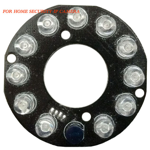 Módulo de placa de bombillas infrarrojas IR de 90 grados, 5mm, 11 LED, 850nm, para cámara IP de seguridad doméstica, inalámbrico, Mini CCTV, DC5V ► Foto 1/3