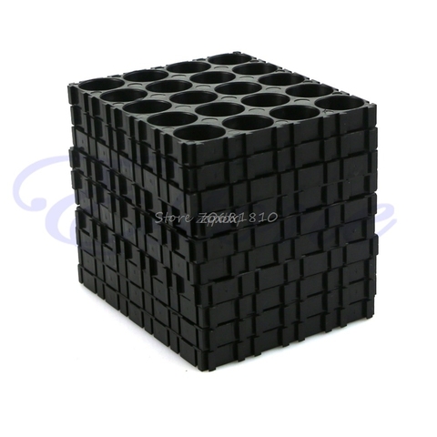 Conjunto de 4x negro 18650 de la batería 4x4 5x5 celular espaciador radiante de paquete de plástico de calor de Z17 de la nave de la gota ► Foto 1/6