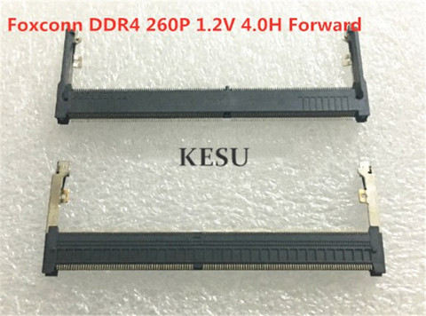 Foxconn-Conectores DDR4 260P 260PIN 260-Pin 1,2 V 4,0 H, enchufes de ranura de memoria para portátil y Notebook, 260PIN STD hacia adelante ► Foto 1/1