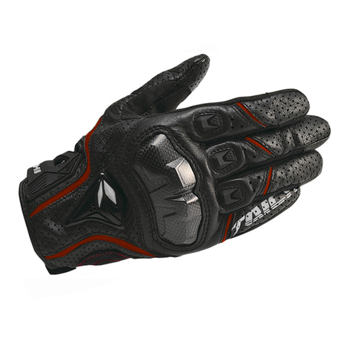 Venta al por mayor y al por menor RST390 totalmente de piel perforada de fibra de carbono guantes de la motocicleta de carretera guantes respirables ► Foto 1/1